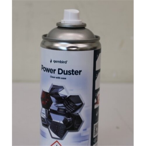 SALE OUT. Gembird Compressed air duster (flammable), 400 ml Gembird Compressed air duster (flammable) Air Duster 400 ml BROKEN COVER , DENT ON SIDE , Compressed air duster (flammable) , Air Duster , 400 ml , BROKEN COVER , DENT ON SIDE