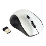 Gembird , Optical Mouse , MUSW-4B-02-BS , Wireless , USB , Black/silver