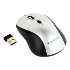 Gembird , Optical Mouse , MUSW-4B-02-BS , Wireless , USB , Black/silver