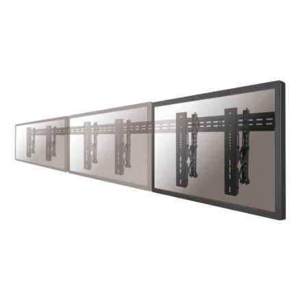 Neomounts Wall mount , LED-VW1000BLACK Videowall wall mount , 40-75 , Maximum weight (capacity) 50 kg , Black