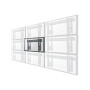 Neomounts Wall mount , LED-VW1000BLACK Videowall wall mount , 40-75 , Maximum weight (capacity) 50 kg , Black