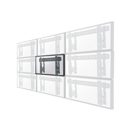 Neomounts Wall mount , LED-VW1000BLACK Videowall wall mount , 40-75 , Maximum weight (capacity) 50 kg , Black