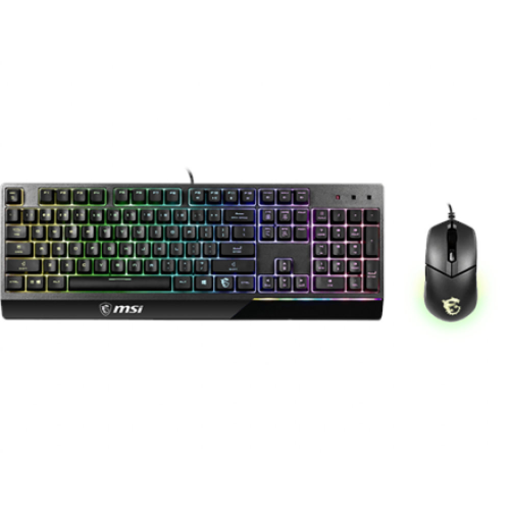 MSI Vigor GK30 COMBO US , MSI , Vigor GK30 COMBO , Keyboard and Mouse Set , Wired , RGB LED light , US