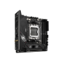 Asus , ROG STRIX B650E-I GAMING WIFI , Processor family AMD , Processor socket AM5 , DDR5 DIMM , Memory slots 2 , Supported hard disk drive interfaces SATA, M.2 , Number of SATA connectors 2 , Chipset AMD B650 , Mini-ITX