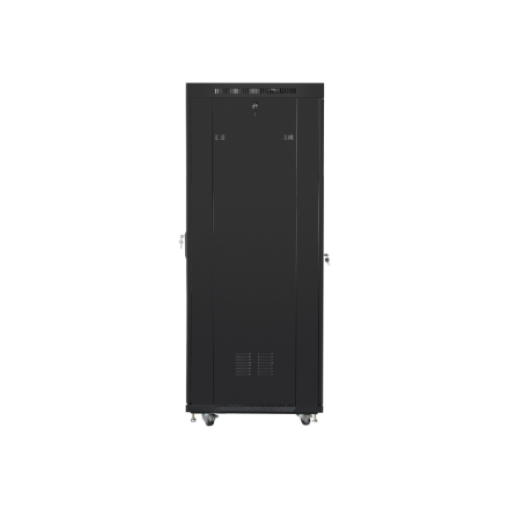 Lanberg , Rack cabinet 19 free-standing 37U/600x800 (flat pack) with glass door, LCD , FF01-6837-12BL , Black