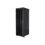 Lanberg , Rack cabinet 19 free-standing 37U/600x800 (flat pack) with glass door, LCD , FF01-6837-12BL , Black