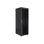 Lanberg , Rack cabinet 19 free-standing 37U/600x800 (flat pack) with glass door, LCD , FF01-6837-12BL , Black