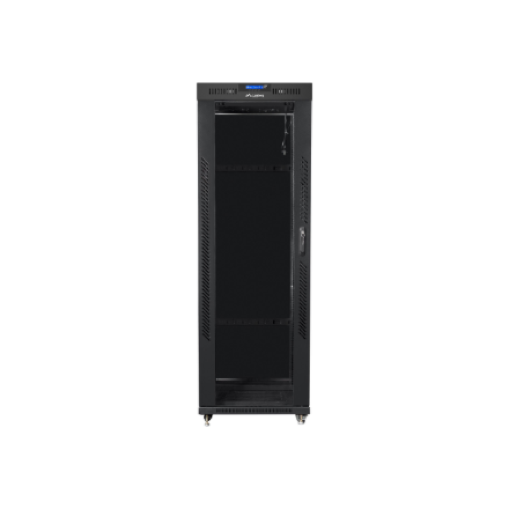 Lanberg , Rack cabinet 19 free-standing 37U/600x800 (flat pack) with glass door, LCD , FF01-6837-12BL , Black
