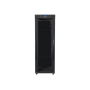 Lanberg , Rack cabinet 19 free-standing 37U/600x800 (flat pack) with glass door, LCD , FF01-6837-12BL , Black