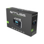 Muse , M-087R , 2-band PLL stereo portable radio , Black