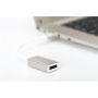 DIGITUS USB Type-C 4K DP Adapter, 20cm cable length Aluminum Housing, , Digitus USB Type-C to DisplayPort Adapter , DA-70844 , 0.20 m , White , USB Type-C