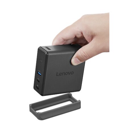 Lenovo X9 Charging GaN Dock - EU , USB 3.0 (3.1 Gen 1) Type-C ports quantity 1 , HDMI ports quantity 1 , 60 W , Warranty 36 month(s)