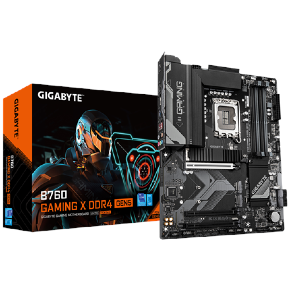 Gigabyte B760 GAMING X DDR4 GEN5 , Processor family Intel , Processor socket LGA1700 , DDR4 , Supported hard disk drive interfaces M.2, SATA , Number of SATA connectors 4