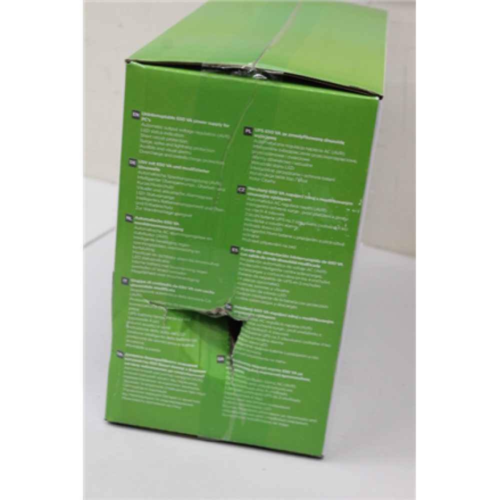 SALE OUT. Energenie UPS with AVR, 650 VA -DAMAGED PACKAGING , EnerGenie , UPS with AVR , 650 VA , DAMAGED PACKAGING , 220 V