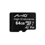 Mio High Endurance , 64 GB , MicroSD , Flash memory class UHS-I