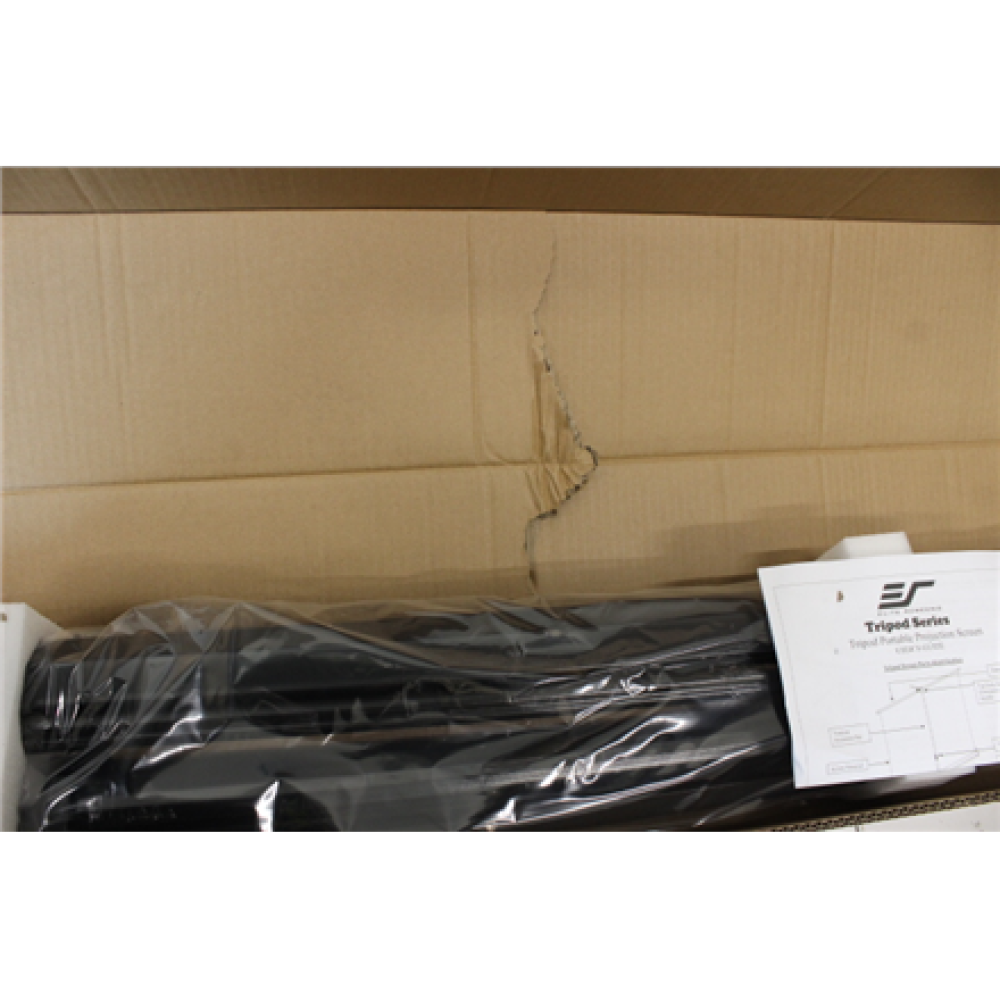 SALE OUT. Elite Screens , Tripod/Portable Pull Up Projector Screen , T92UWH , Diagonal 92 , 16:9 , Viewable screen width (W) 203.2 cm , Black , DAMAGED PACKAGING, DENT ON FRAME, DAMAGED PAINT , Elite Screens , Tripod/Portable Pull Up Projector Screen , T9
