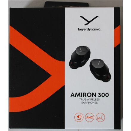 SALE OUT. Beyerdynamic AMIRON 300 TWS black TWS Earphones with charging case, eartips and USB cable , SALE OUT. , Beyerdynamic True Wireless Earphones , AMIRON 300 , Built-in microphone , Bluetooth , ANC , Black , DEMO