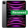 Apple Renew Grade C , Apple iPad Pro 11 (2022) , Space Gray , Liquid Retina IPS , 128 GB , Wi-Fi , iPadOS