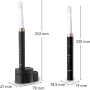 Panasonic , Electric Toothbrush , EW-DM81-K503 , Rechargeable , For adults , Number of brush heads included 2 , Number of teeth brushing modes 2 , Sonic technology , White/Black