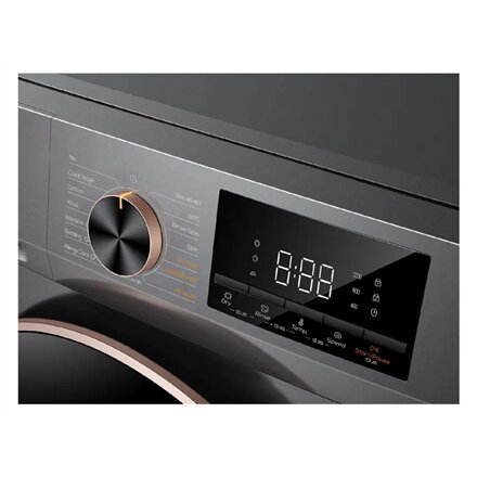 TCL , Washing machine with dryer , CP1012SA0 , Energy efficiency class A/E , Front loading , Washing capacity 10 kg , 1200 RPM , Depth 63 cm , Width 60 cm , Display , LED , Drying system , Drying capacity 6 kg , Steam function