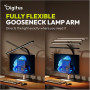 Digitus LED Desk Lamp, 80 cm, Black , DA-90492 , 2400 lm , 16 W , 3000-6500 K , Warm white , LED lamp , 10 V