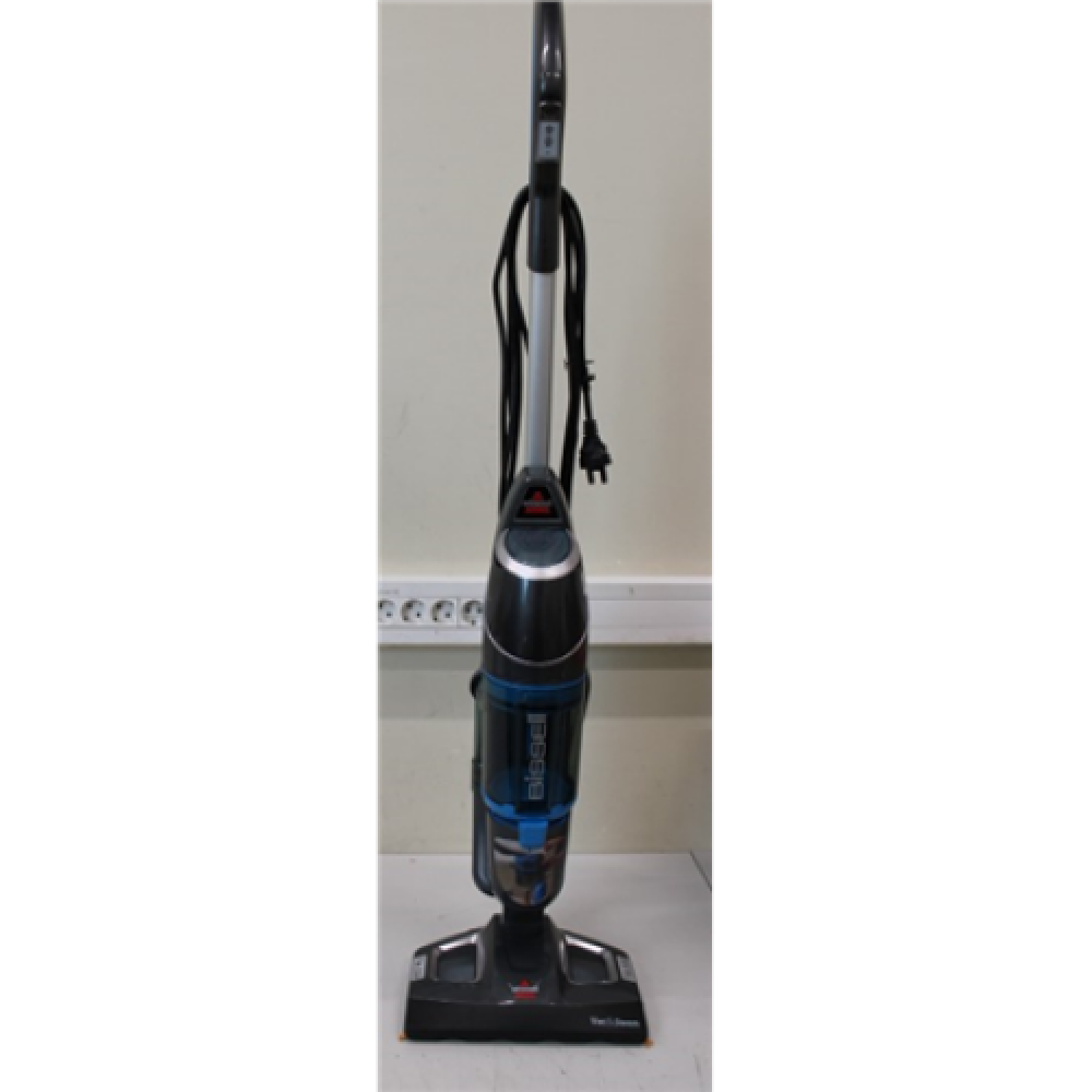 SALE OUT. , Bissell Vacuum and steam cleaner , Vac & Steam , Power 1600 W , Steam pressure Not Applicable. Works with Flash Heater Technology bar , Water tank capacity 0.4 L , Blue/Titanium , NO ORIGINAL PACKAGING, SCRATCHES, MISSING INSTRUCTION MANUA