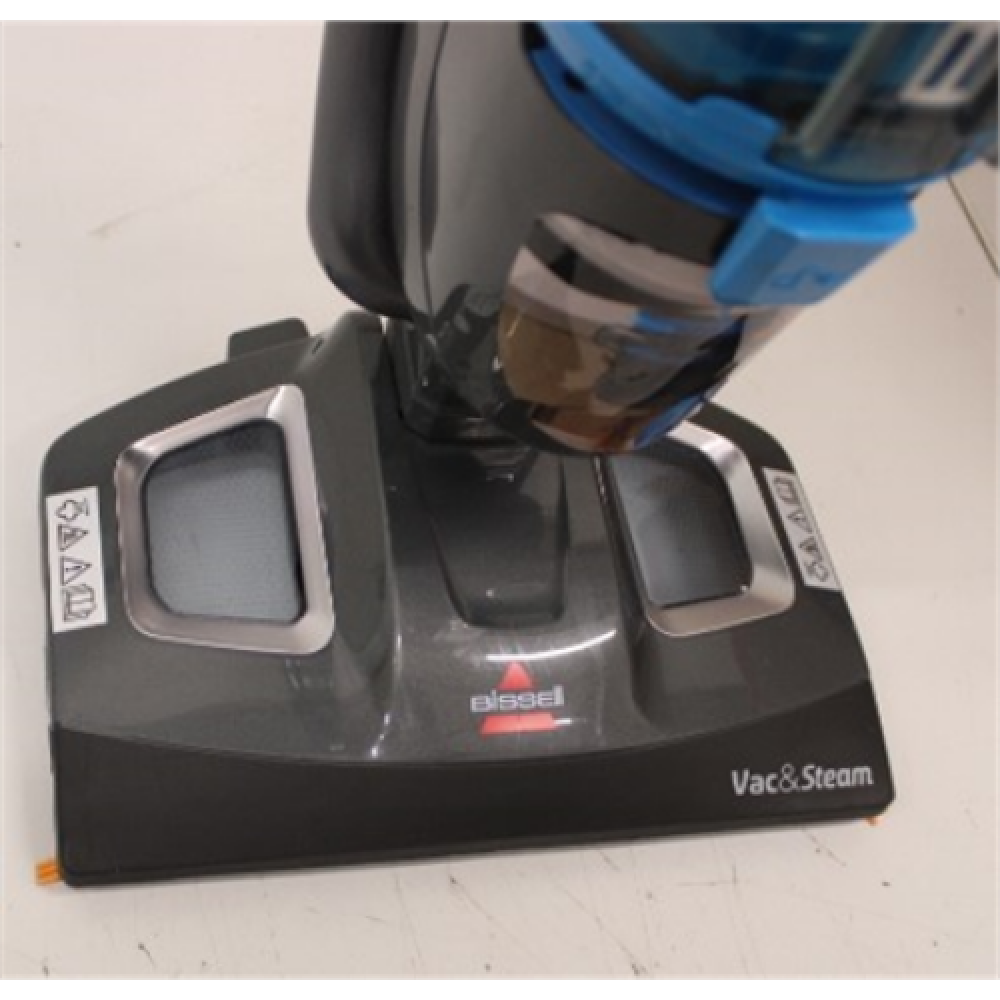 SALE OUT. , Bissell Vacuum and steam cleaner , Vac & Steam , Power 1600 W , Steam pressure Not Applicable. Works with Flash Heater Technology bar , Water tank capacity 0.4 L , Blue/Titanium , NO ORIGINAL PACKAGING, SCRATCHES, MISSING INSTRUCTION MANUA