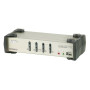 Aten , 4-Port PS/2-USB VGA/Audio KVMP Switch with OSD , CS1734B