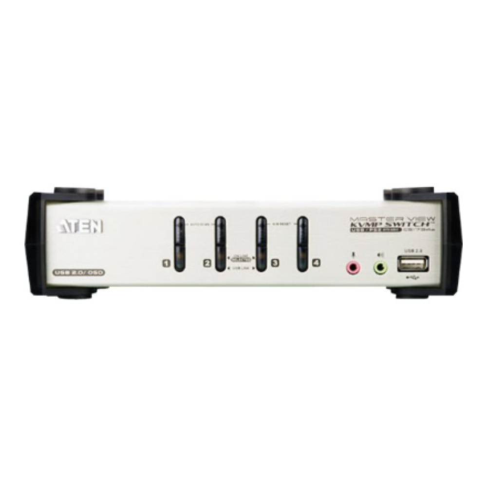 ATEN CS1734B - KVM / audio / USB switch - 4 ports , Aten