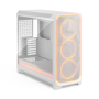 Fractal Design Meshify 3 XL , Ambience Pro RGB White TG Clear Tint , ATX , Power supply included No