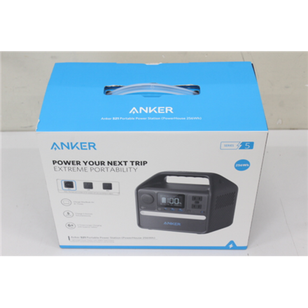 SALE OUT. Anker 521 Portable Power Station (PowerHouse 256Wh) DEMO , Anker Solix 23 month(s) , DEMO