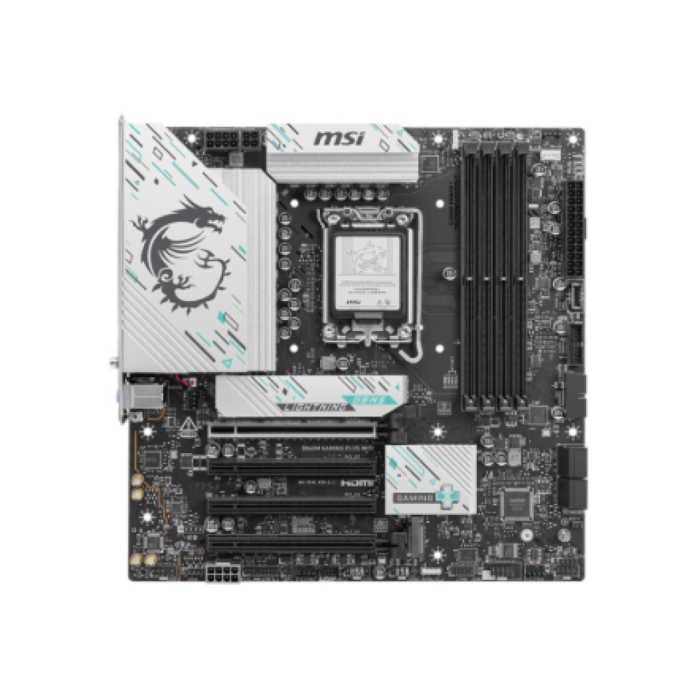 MSI B860M GAMING PLUS WIFI , Processor family Intel , Processor socket LGA1851 , DDR5 , Supported hard disk drive interfaces SATA, M.2 , Number of SATA connectors 4