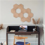Nanoleaf , Elements Wood Look Hexagons Expansion Pack (3 panels) , Cool White + Warm White