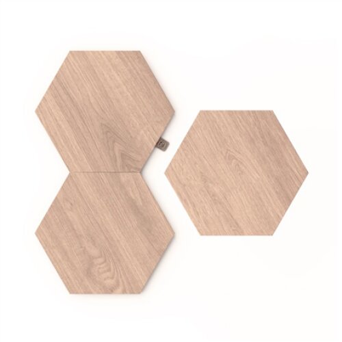 Nanoleaf , Elements Wood Look Hexagons Expansion Pack (3 panels) , Cool White + Warm White