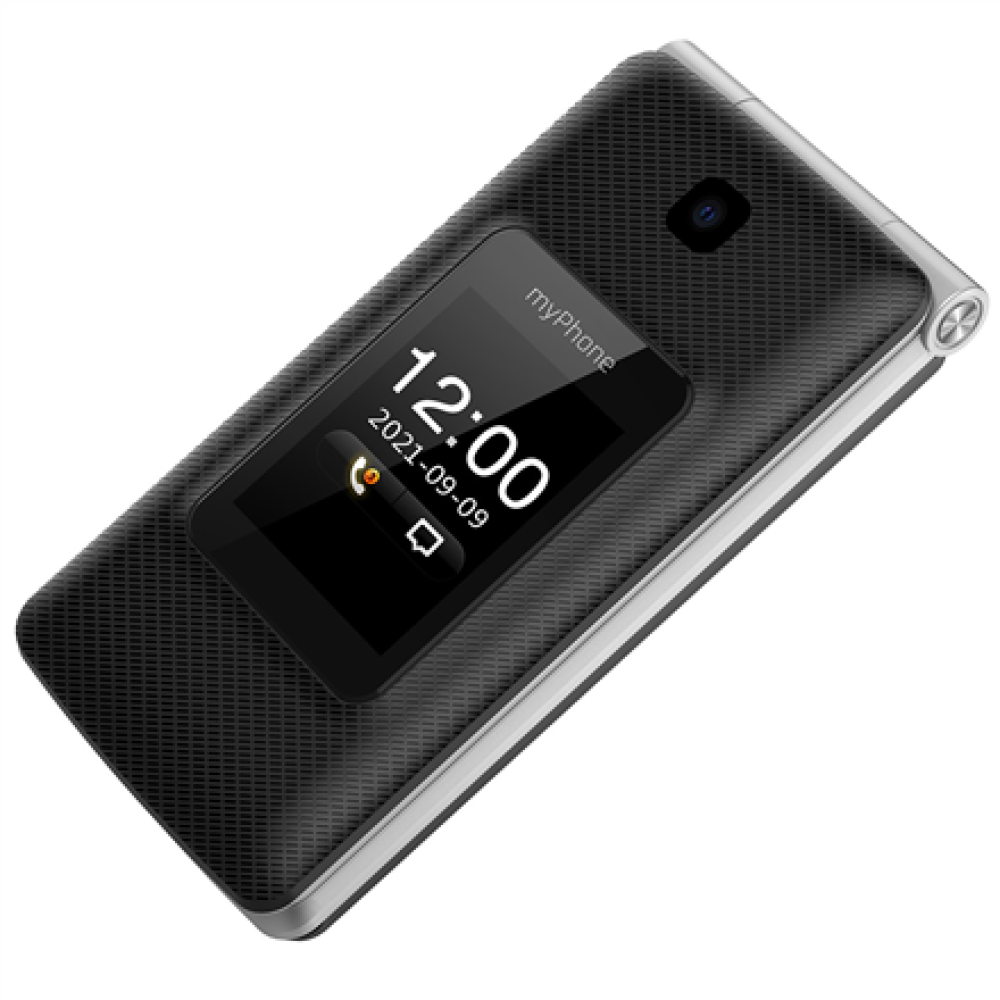 myPhone Tango , LTE , Black , 2.4 + 1.77 , TN , 64 MB , 128 MB , Dual SIM , Nano SIM , Bluetooth , 5.1 , USB version Type-C , Built-in camera , Main camera resolution 2.0 MP , 1400 mAh