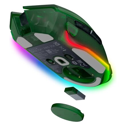 Razer , Basilisk V3 Pro 35K , Gaming Mouse , Wireless/Wired , Phantom Green Edition