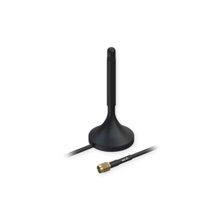 Teltonika Wi-Fi Magnetic SMA Antenna , PR1KRF30 , Magnetic , Gain 3 dB , 2400-2500 GHz , Antenna connector type RP-SMA Male