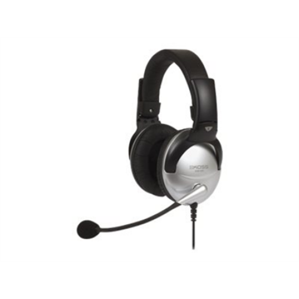 Koss , Headphones , SB45 , Wired , On-Ear , Microphone , Noise canceling , Silver/Black