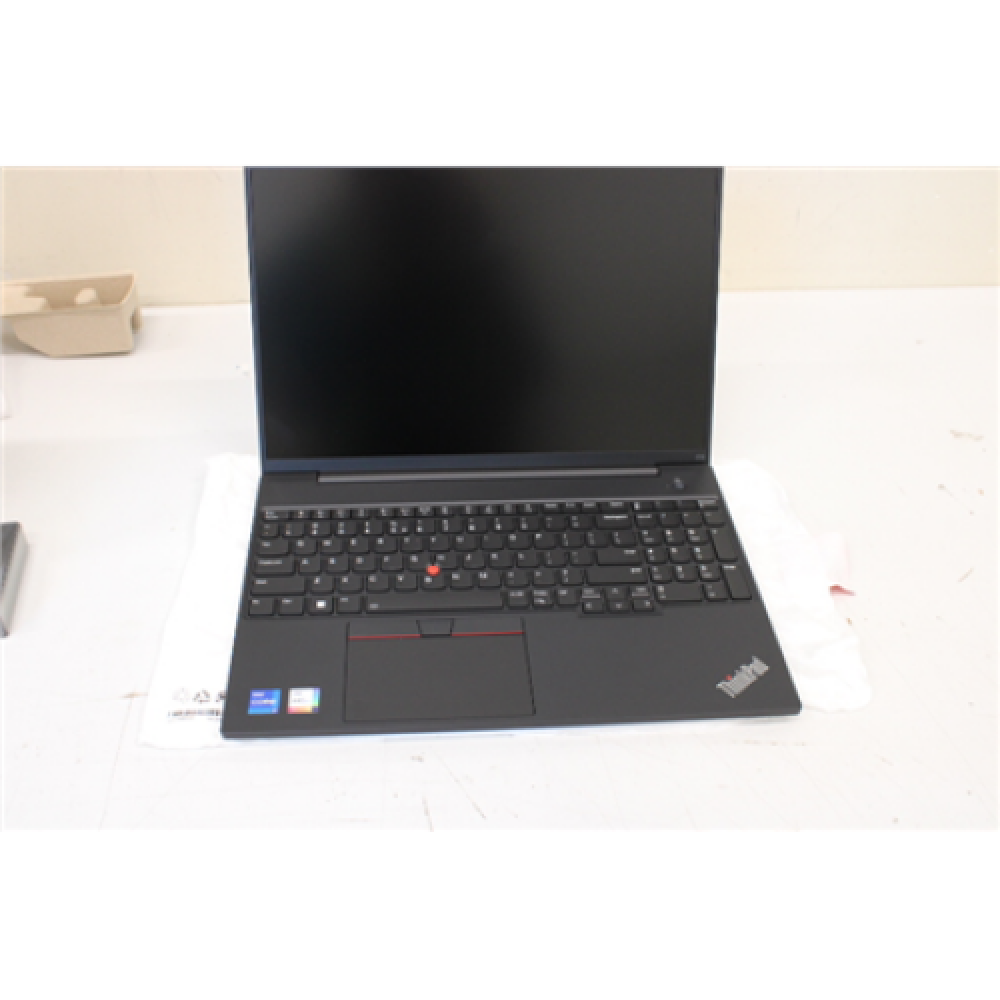 SALE OUT. Lenovo ThinkPad E16 (Gen 1) Black 16 IPS WUXGA Anti-glare Intel Core i7 i7-1355U 16 GB DDR4-3200 SSD 512 GB Intel Iris Xe Graphics Windows 11 Pro 802.11ax Bluetooth version 5.1 Keyboard language English Keyboard backlit Warranty 24 month(s) Batt