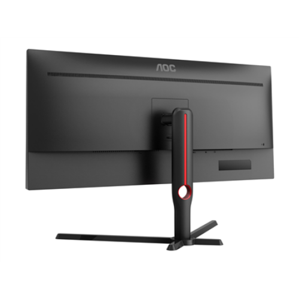 AOC Monitor U34G3XM/EU 34 VA UWQHD 21:9 1 ms 300 cd/m² Black/Red HDMI ports quantity 2 144 Hz