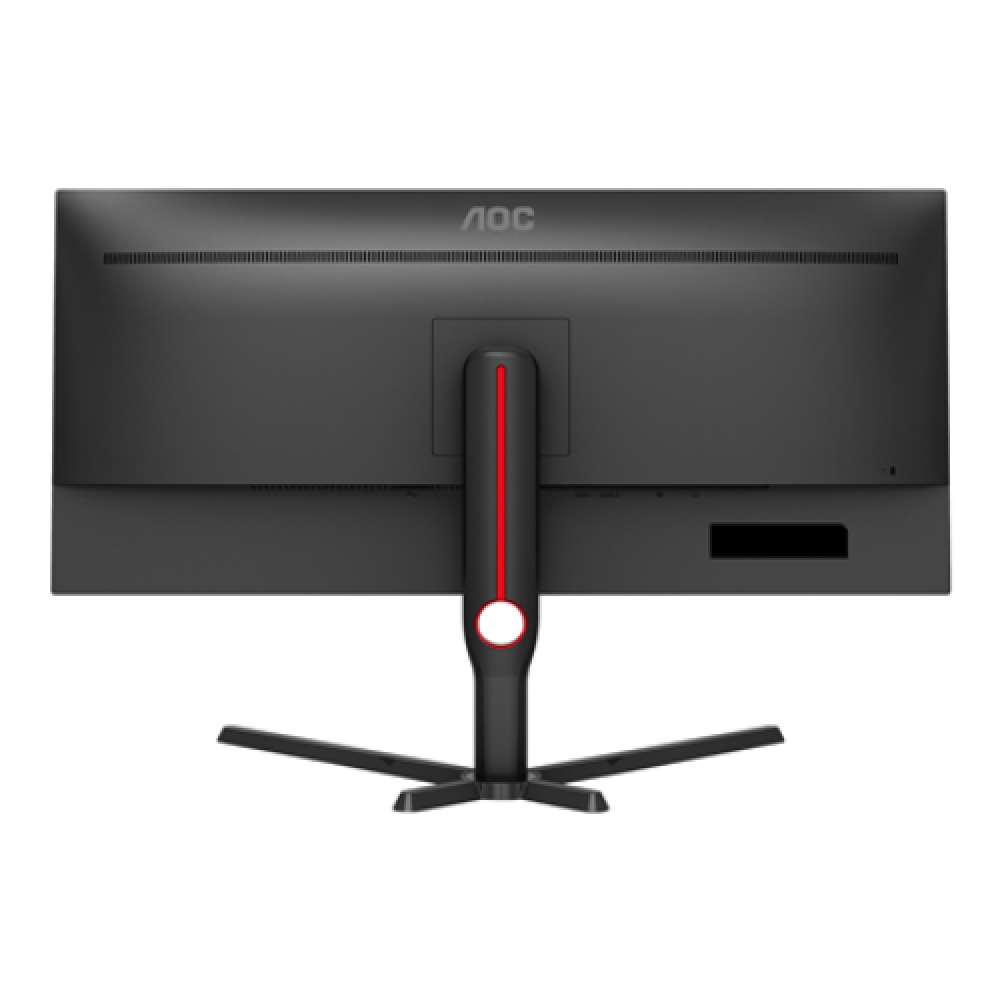 AOC Monitor U34G3XM/EU 34 VA UWQHD 21:9 1 ms 300 cd/m² Black/Red HDMI ports quantity 2 144 Hz