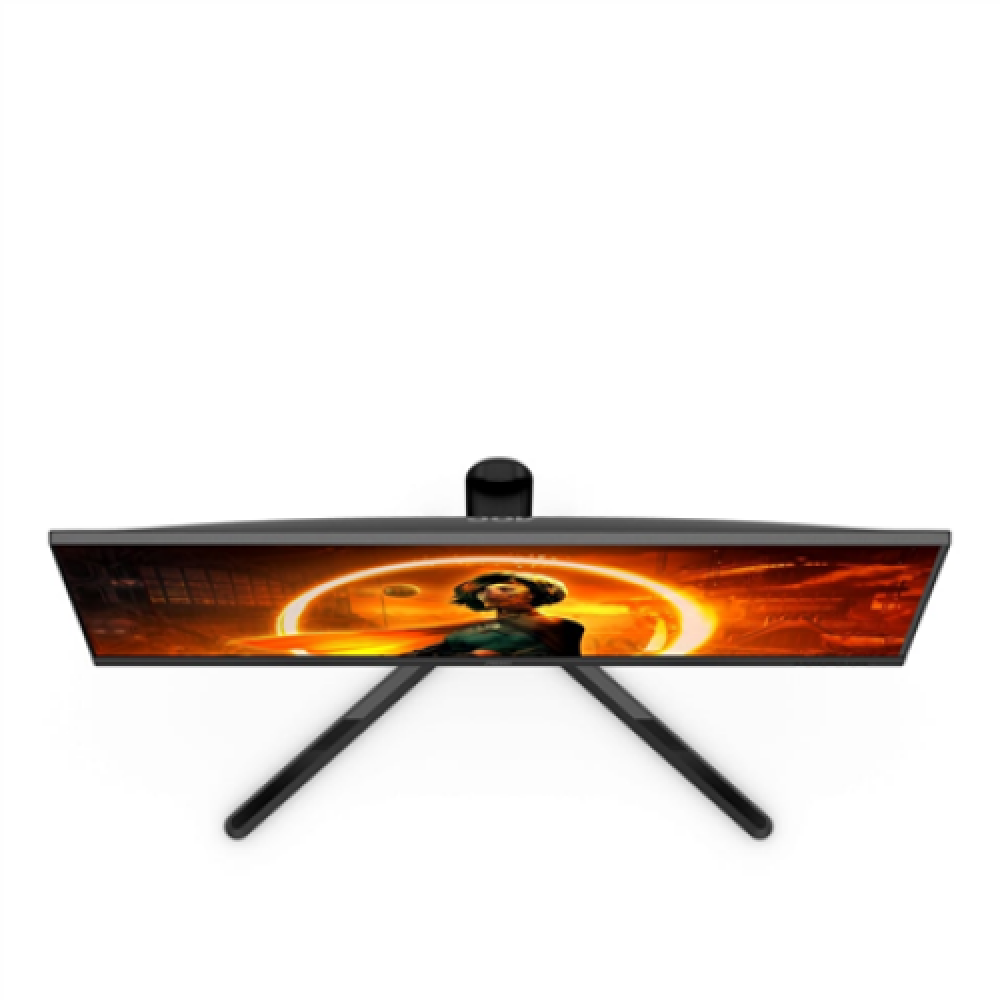 AOC Monitor U34G3XM/EU 34 VA UWQHD 21:9 1 ms 300 cd/m² Black/Red HDMI ports quantity 2 144 Hz