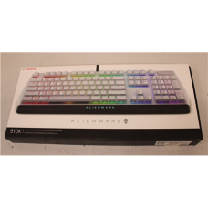 SALE OUT. SALE OUT. Dell Alienware 510K Low-profile RGB Mechanical Gaming Keyboard - AW510K (Lunar Light) , Dell Alienware Gaming Keyboard , AW510K , Mechanical Gaming Keyboard , Wired , EN , USED AS DEMO, NO ORIGINAL PACKAGING , Black/Silver , USB , Engl