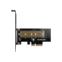 AXAGON The PCI-Express x4 internal adapter for connecting an NVMe M.2 SSD disk to a computer , PCEM2-N