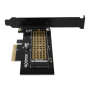 AXAGON The PCI-Express x4 internal adapter for connecting an NVMe M.2 SSD disk to a computer , PCEM2-N