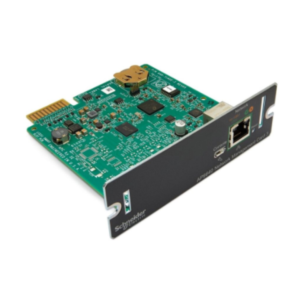 Schneider Electric Device monitoring and control, network management cards, NMC3, secure remote UPS monitoring and control , AP9640