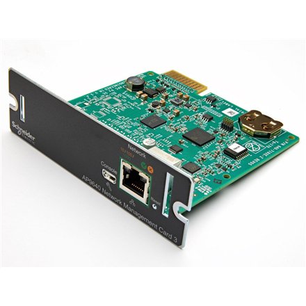 Schneider Electric Device monitoring and control, network management cards, NMC3, secure remote UPS monitoring and control , AP9640
