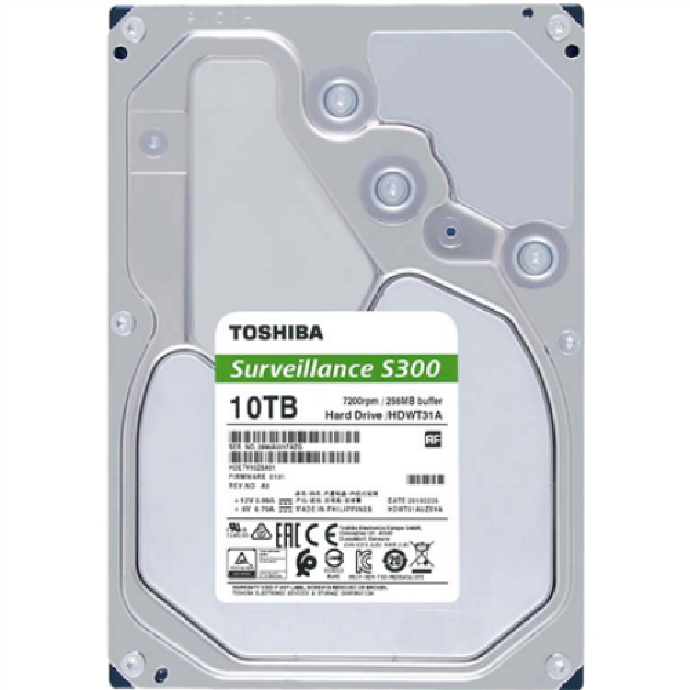 Toshiba , Surveillance Hard Drive , S300 Pro , 7200 RPM , 10000 GB , 256 MB