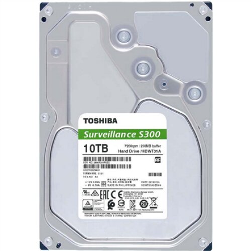 Toshiba , Surveillance Hard Drive , S300 Pro , 7200 RPM , 10000 GB , 256 MB