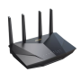 Wireless WiFi 6 Dual Band Extendable Router , RT-AX5400 , 802.11ax , 5400 Mbit/s , Ethernet LAN (RJ-45) ports 4 , Mesh Support Yes , MU-MiMO Yes , Antenna type External